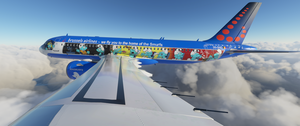 [8k] A320 Neo Brussels Airlines - Aerosmurf thumbnail 7
