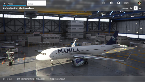 A32NX Spirit of Manila Airlines