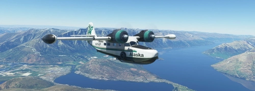 Grumman Goose N2751A Alaska Airlines