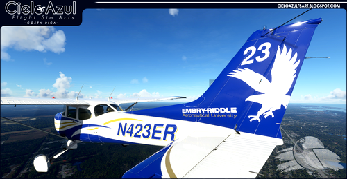 Embry-Riddle | N423ER | Asobo Cessna C172SP G1000 (8K) » Microsoft ...