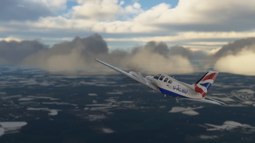 Beechcraft Baron G58 British Airways Flying Club (8K)