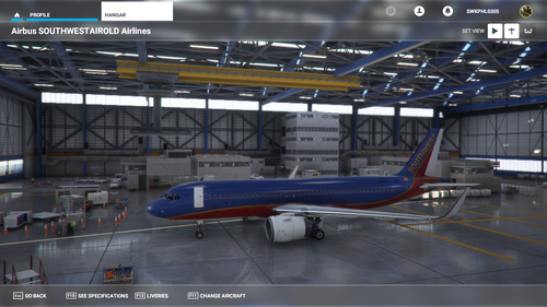 Southwest Airlines Canyon Blue