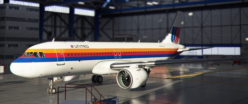 United Airlines Rainbow Livery | Airbus A320neo