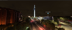 Torrespana Tower,Madrid with night lighting thumbnail 8