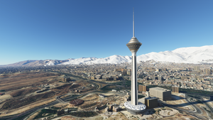 Iran - Tehran Milad & Azadi Tower Scenery thumbnail 1