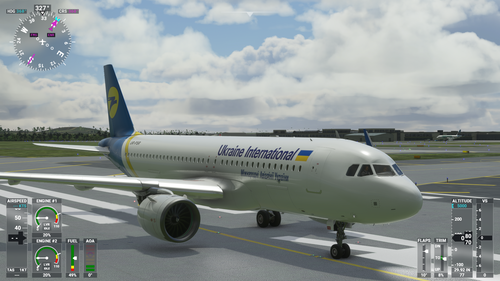 Ukraine International Airlines (4k) Livery