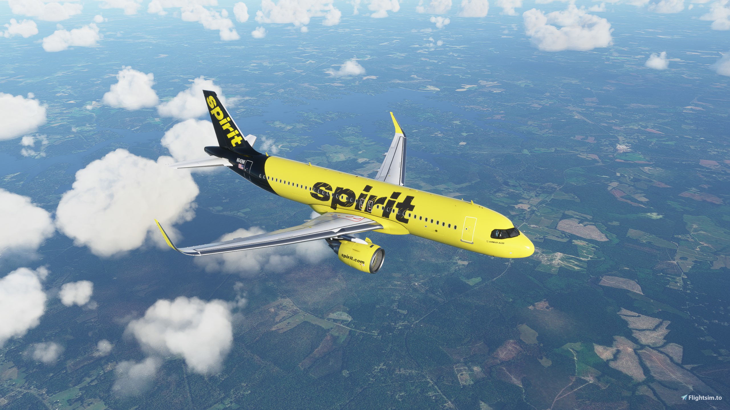Spirit Airlines A320Neo (Black Tail) - Image 1