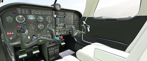 Cockpit Livery Mooney Ovation Black / Creme