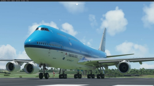 Boeing 747-8 KLM Jakarta