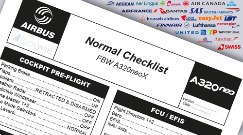 A320neo Checklist - Airline Pack