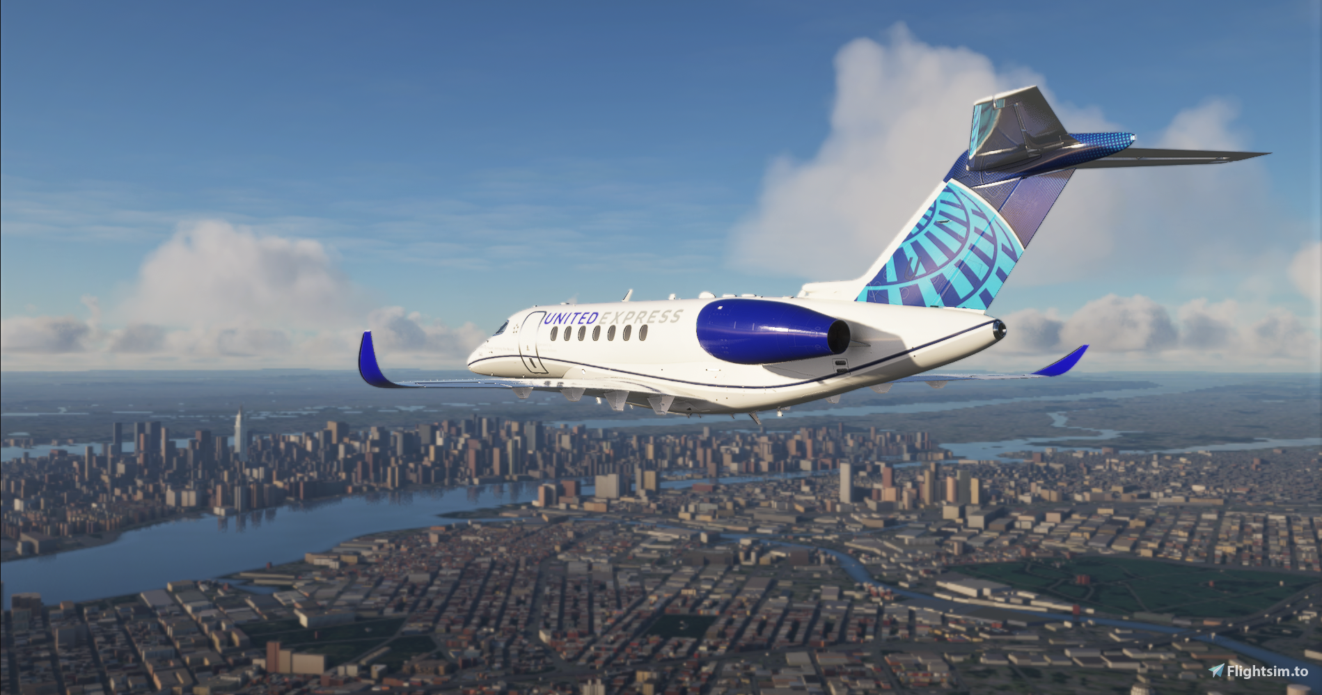 United Express Blue Longitude - Image 1