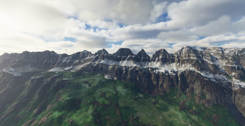 Churfirsten (Mountain Range) Switzerland