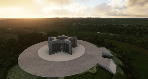 Mardasson memorial for the US Army - Bastogne
