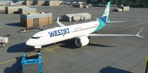 737 Max 8 WESTJET thumbnail 1