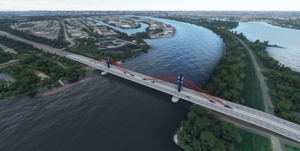 Northern Elbe Bridge - Hamburg (present form) thumbnail 2
