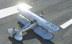 WACO YMF-5 Pure Silver thumbnail 5