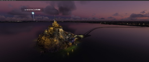Mont Saint -Michel . Night Lighting thumbnail 3