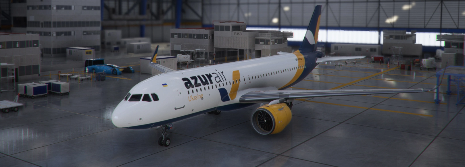 Azur Air Ukraine A320 livery - Image 1