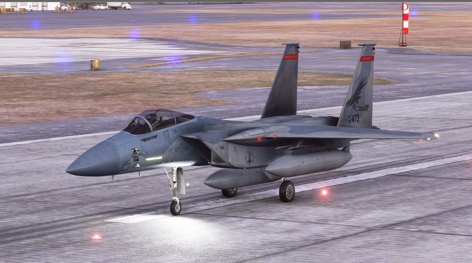 F-15C Oregon Air National Guard 142nd Fighter Wing - City of Tillamook - Image 1