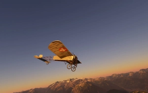 Bleriot XI 'Langenbruck' livery flown by Oskar Bider thumbnail 5