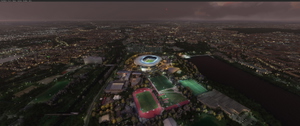 HDI Arena  Stadium in Hannover incl added lights , Germany thumbnail 3