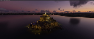 Mont Saint -Michel . Night Lighting thumbnail 4
