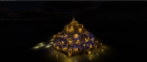 Mont Saint -Michel . Night Lighting thumbnail 10