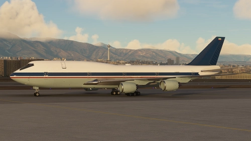 I.r.Iran Airforce (IRIAF) Special Freighter 747-8 (No Mirroring) - 8K