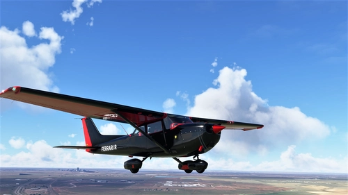 Cessna 172 (G1000) Ferrari Red on Black