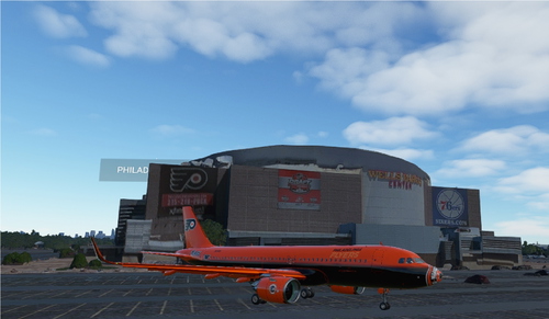 Philadelphia Flyers A320Neo NHL Livery