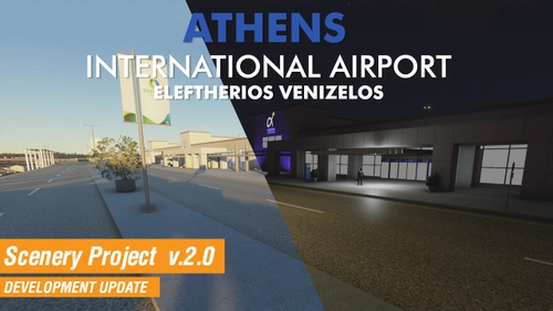 Athens Intl. Airport Eleftherios Venizelos (LGAV) Scenery