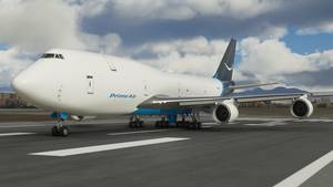 Amazon Prime Air Boeing 747-8 - 8K ( 2 Versions | with and without text mirroring ) thumbnail 2