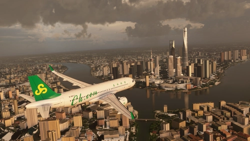 A320neo Spring Airlines 8k Livery