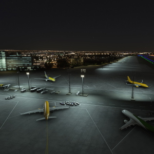 Cairo International Airport (HECA) Night Light Enhancement thumbnail 2