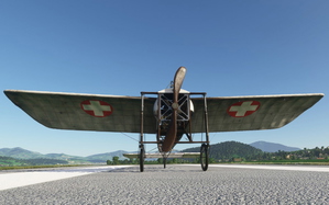 Bleriot XI 'Langenbruck' livery flown by Oskar Bider thumbnail 15