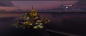 Mont Saint -Michel . Night Lighting thumbnail 2