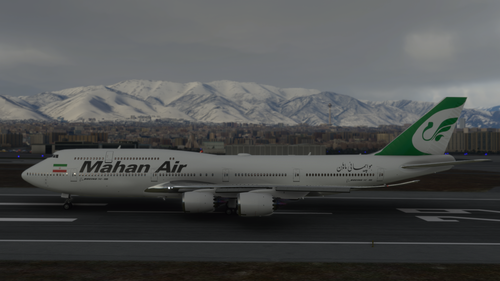 Mahan Air Boeing 747-8 (Left side works | Mirroring)