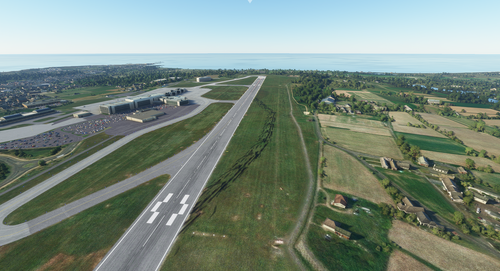 Jersey FlightsimSimon grass landing skid marks. FSDesigns