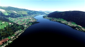 Better Aerial for Ossiacher See/Gerlitzen in Austria/Carinthia Microsoft Flight Simulator
