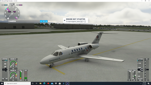 CJ4 American eagle airlines livery