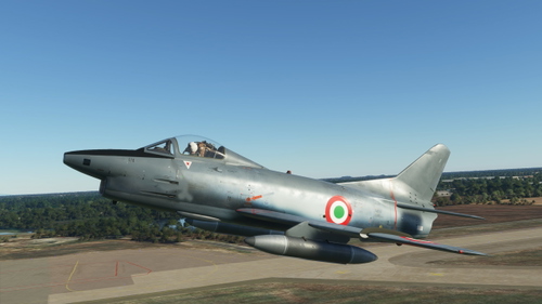 Fiat G91 Silver Ita