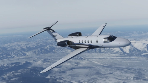 Citation CJ4 Polar Livery
