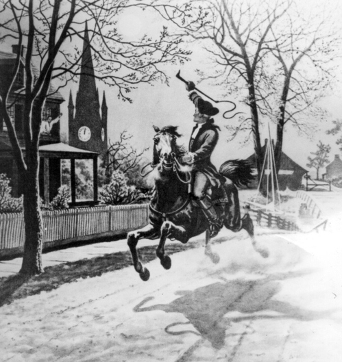 Paul Revere's Midnight Ride flight plan