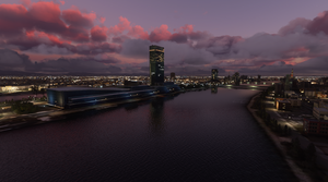 Niigata Landmarks with night lighting thumbnail 2
