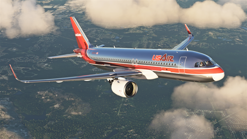 UsAir A320Neo (Orange/Red Colors)