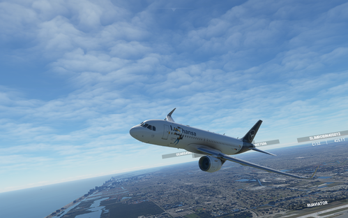 A320neo Lufthansa LU Sticker