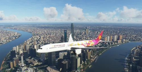 Juneyao Air Colorful Petals B787-10