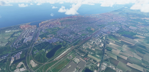 Dunkerque city, France