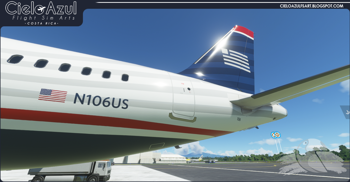 US Airways | N106US | Asobo Airbus A320neo (8K) - Image 1