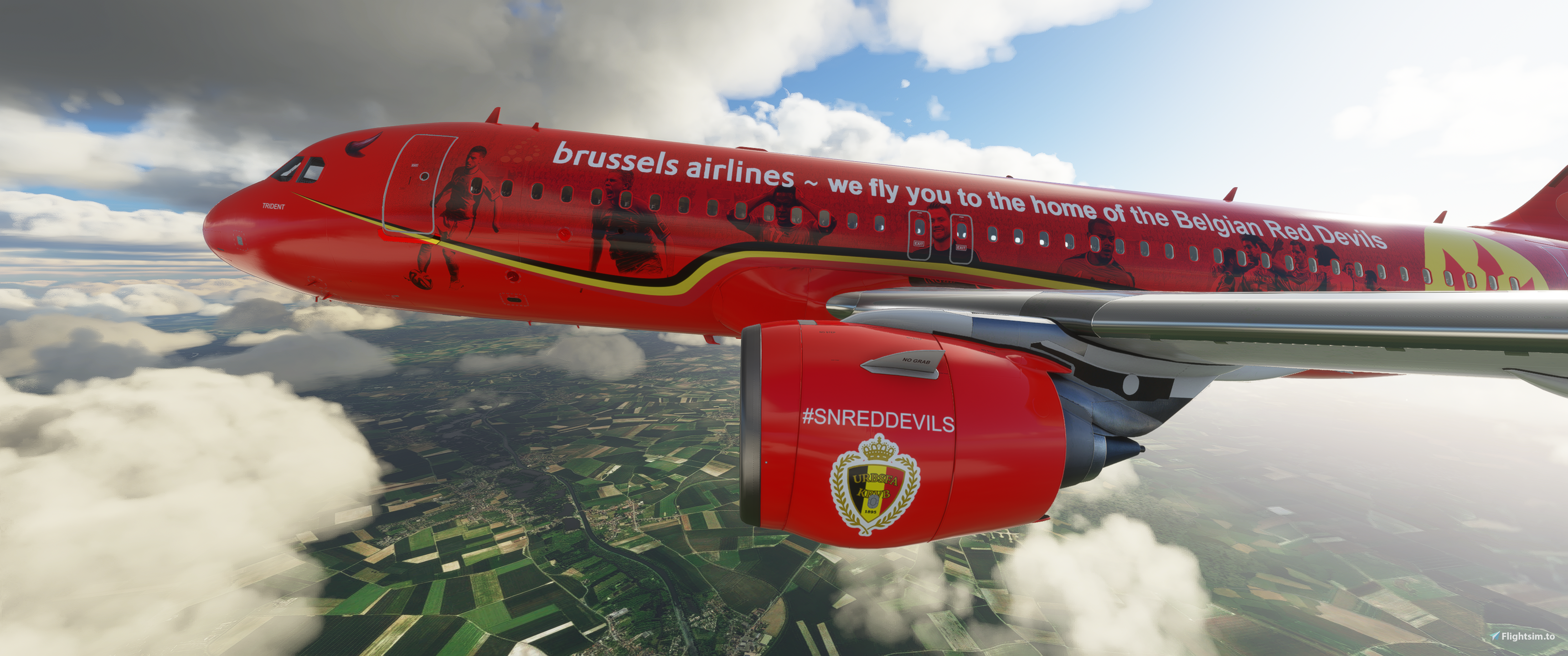 [8k] A320 Neo Brussels Airlines - SN Trident - Image 1